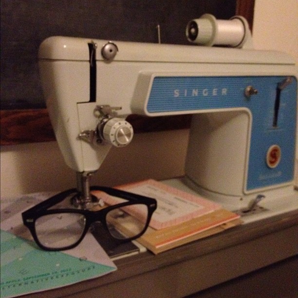 The sewing machine goes to bed at 8 pm on a Saturday. | Mighty Girl