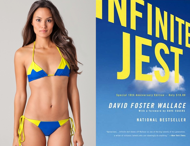 Matchbook: Infinite Jest + Bikini | Mighty Girl