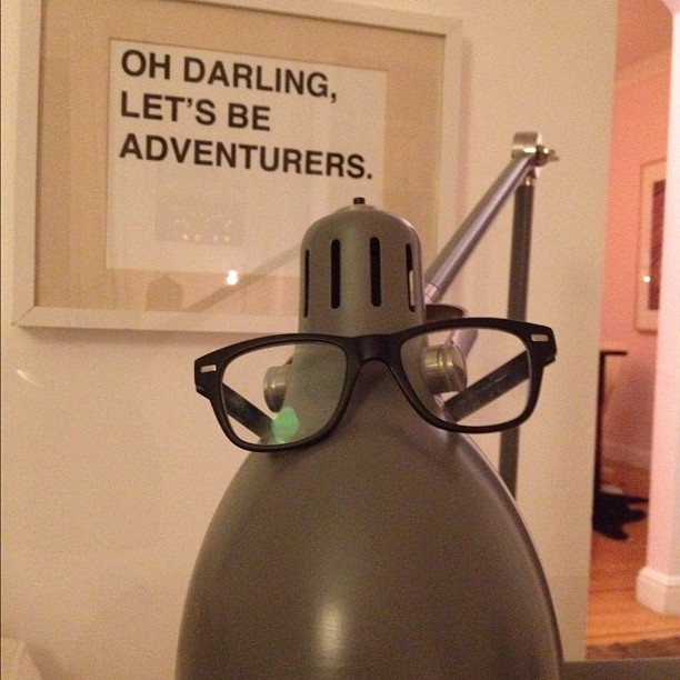 This task lamp is busy right now. | Mighty Girl